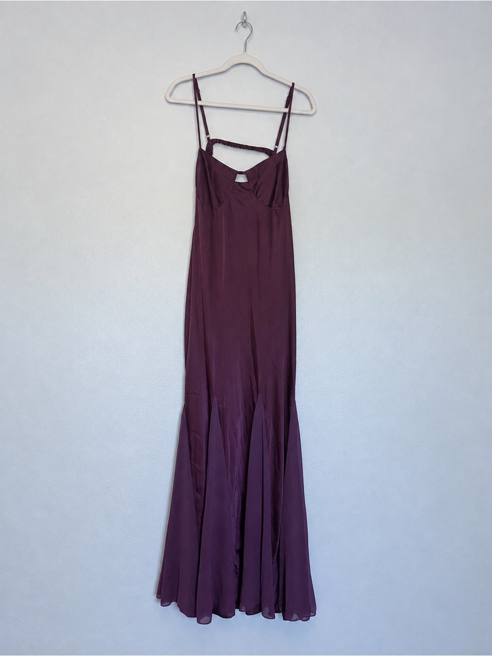 Peppermayo Plum Spaghetti-Strap Maxi Dress